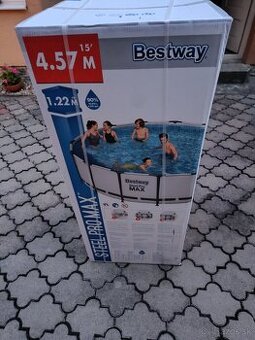 Bazén 4.57x1.22 s pieskovou filtráciou