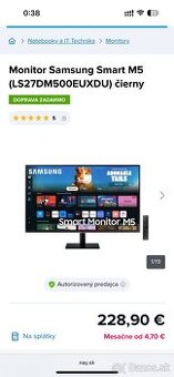 Smart monitor Monitor Samsung Smart M5 27