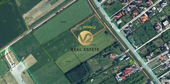 Na PREDAJ pozemok 3 664m2 pre komerčné využitie, Nitra - Jan