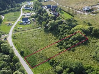 Pozemok 1 200 m² pri hlavnej ceste na Oravice,Habovka