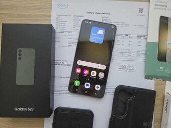 Samsung Galaxy S23 5G 8GB/256GB, zeleny,top stav,kryty,skla