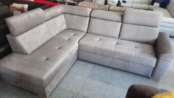 Rohová sedacia súprava lôžko, úložný priestor,