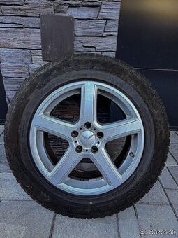 Alu disky Mercedes 5x112 + zimné pneu 235/65 R17