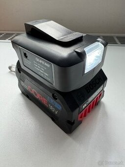 Nabijacka na telefon tablet cez akumulator Bosch 18V