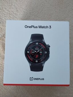 OnePlus watch 3 - 46mm - NOVÉ
