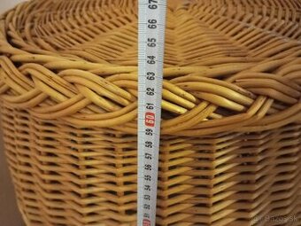 Prútený kôš na prádlo