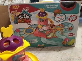 Hračka Little Hamsters set - Restaurant