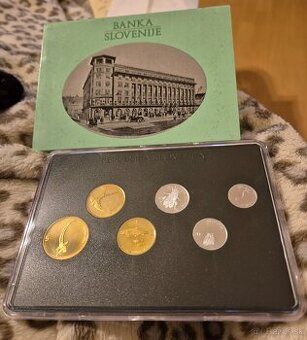 Obehové mince Banky Slovenije 1994 proof