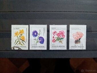 Poštové známky č.818 - Argentína - kvety