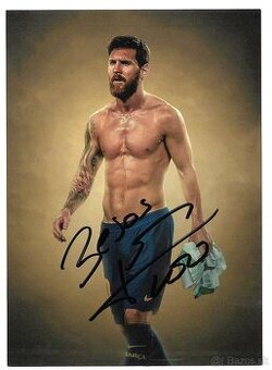 Lionel Messi - FC Barcelona (orig. podpis)