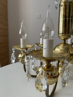 opravený kryštálový luster
