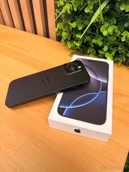 Apple iPhone 16 Pro Max 256GB Black - TOP STAV