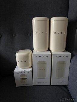 3x Smeg dóza, 1,4l a 500ml