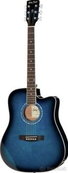 Predám modrú elektro-akustickú gitaru