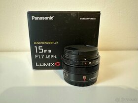 Panasonic Leica DG SUMMILUX 15mm f/1.7 ASPH