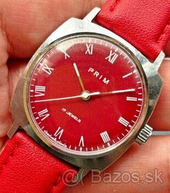Československé mechanické vintage hodinky PRIM Rím