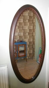 Zrkadlo 133 x 67 cm, drevený rám