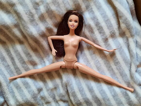 Barbie bruneta plastové telo a doplnky pre barbie - 1