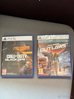 Predam hry na ps5 ( COD 6, star wars outlaws)