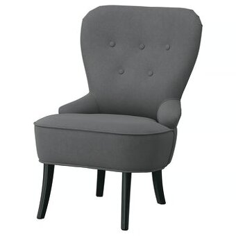 IKEA REMSTA kreslo - tmavosive