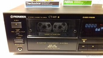 HX PRO kazetovy deck PIONEER CT-449 Dolby B + C, JAPAN =ak28