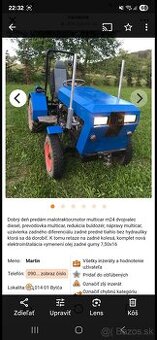 Predám malo traktor - 1