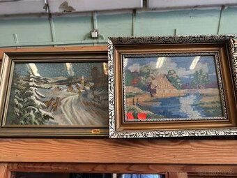 Obrazy maľovane aj vyšivane - 1