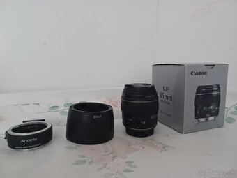 Canon EF 85mm f/1.8 USM + adaptér EF-EOS R + clona