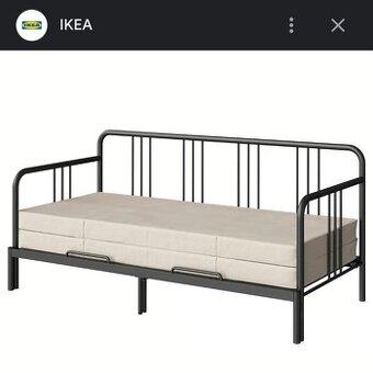 Kovová posteľ FYRESDAL