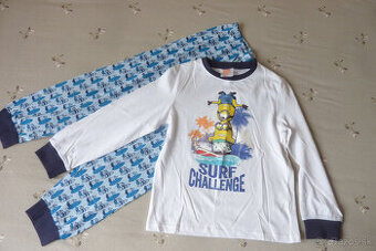 Krásne pyžamo Mimoni, v.128 , ÚPLNE NOVÉ