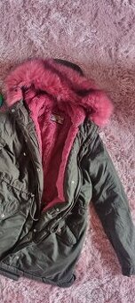 Parka podšitá plyšom S