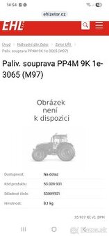 Vstřikovaci čerpadlo zetor 5341