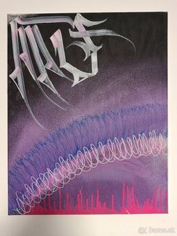 Obraz fluorescenčné, street art