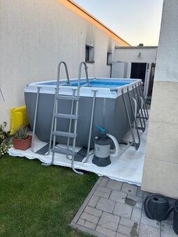 Predám bazén Bestway Power Steel Frame 4,12 x 2,01 x 1,22 m