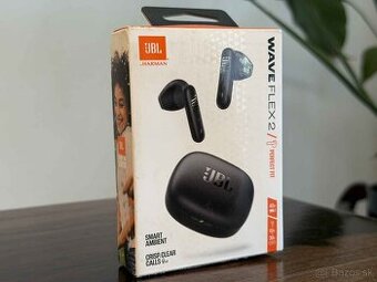 JBL Wave Flex 2 black - nove bezdrotove sluchadla