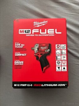 Milwaukee M12 FIWF12 Rázový uťahovák