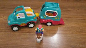 WOW Toys Polly autíčko na prepravu koníkov - 1
