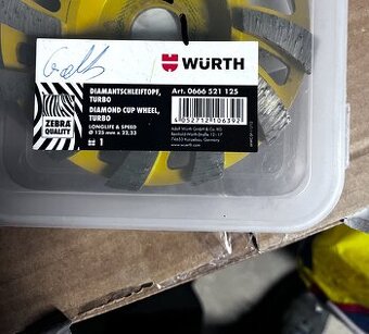 Diamantovy brusny kotuc wurth