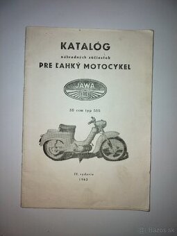 Jawa 555 katalog náhradných dielov