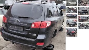 Hyundai Santa Fe 2.2 CRDi 2008 predám DVERE, KAPOTA, HLAVA