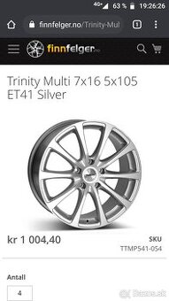 215/55 R16 97H XL M+S + Alu.disky
