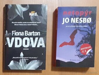 Predám detektívky Jo Nesbo a Fiona Barton
