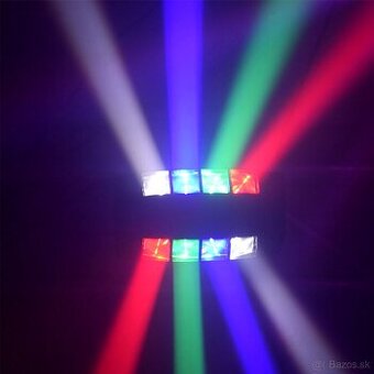 Predám nový LED spider RGBW 8x3W (8x10w)
