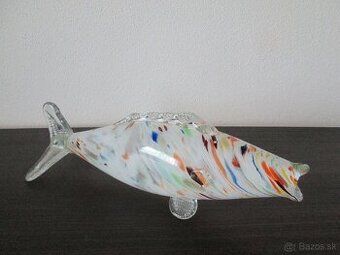 Hutné sklo - 23cm rybka
