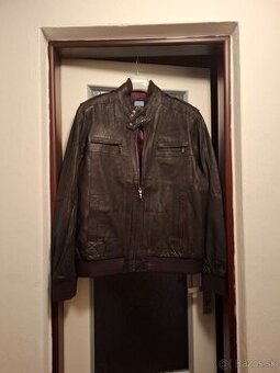 Pánska kožená bunda