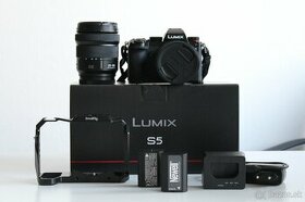 Lumix S5 + 2 objektívy + SmallRig