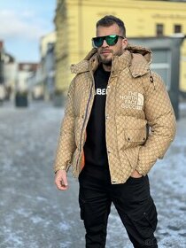 Zimná bunda The North FACE Gucci bledohneda - 1