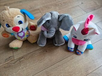 Interaktivny macko Fisher Price+iné