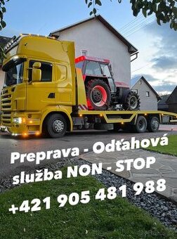 ODŤAHOVÁ SLUŽBA, PREPRAVA STROJOV ODŤAH