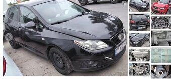 SEAT IBIZA J6 1.6 2010 predám MOTOR BTS, DVERE, NÁRAZNÍK, PR